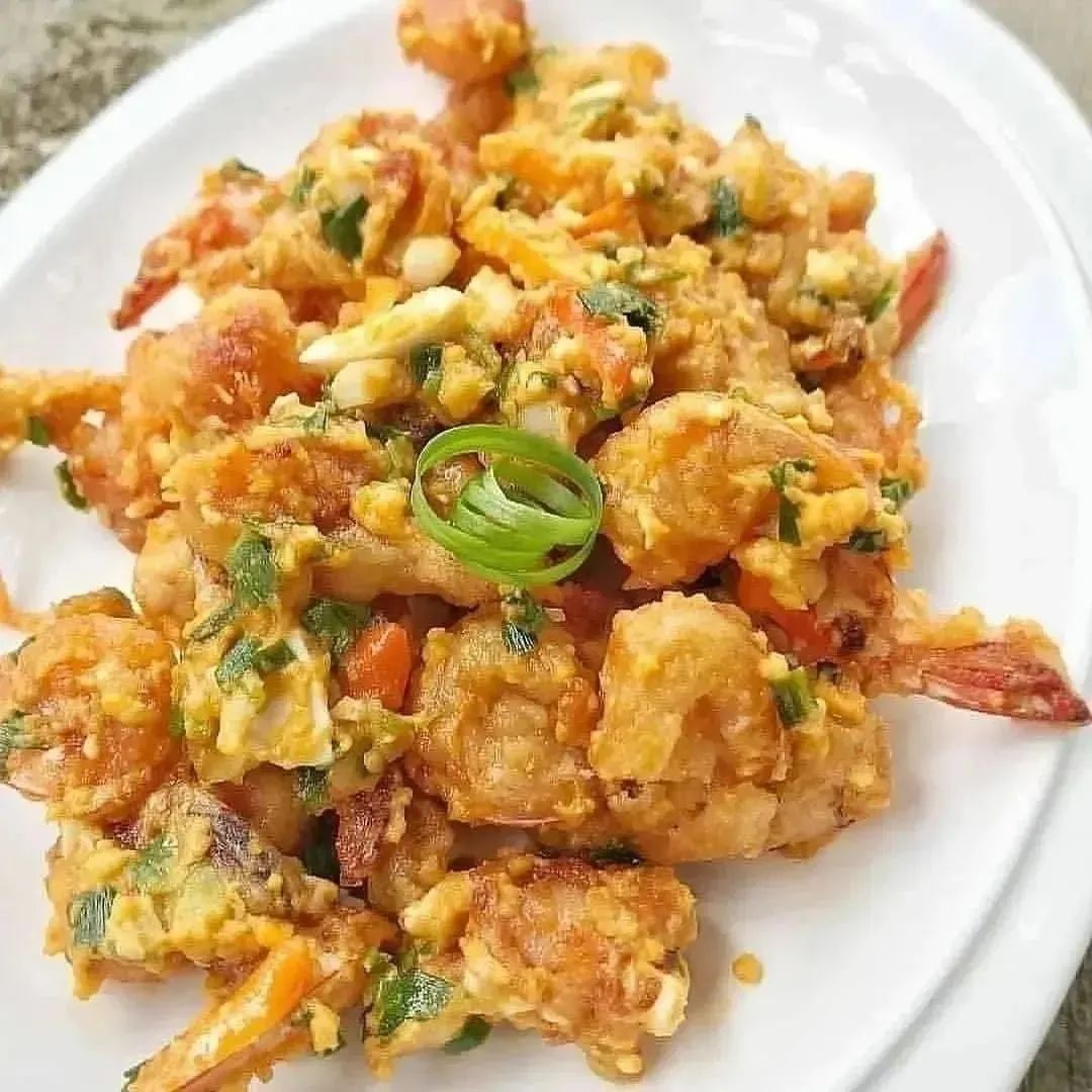 udang goreng telur asin