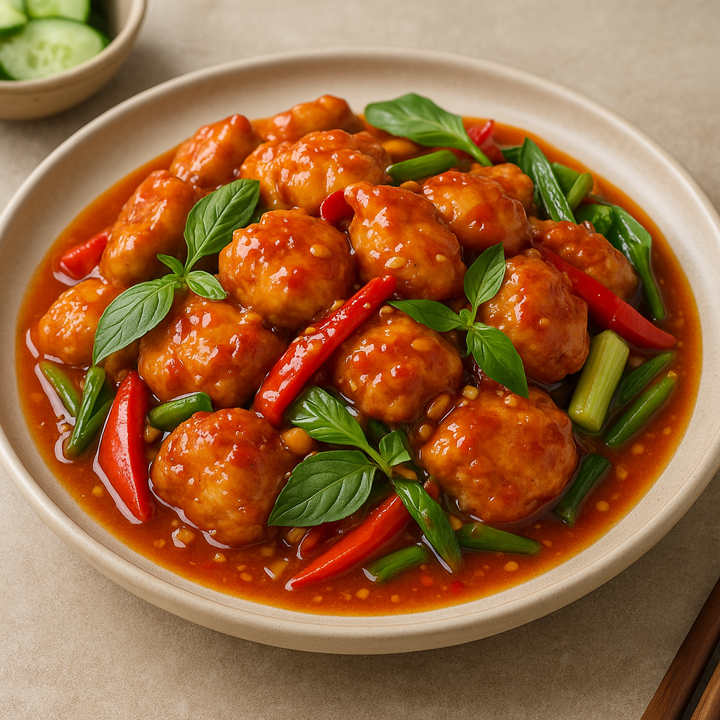 ayam saus thailand viral