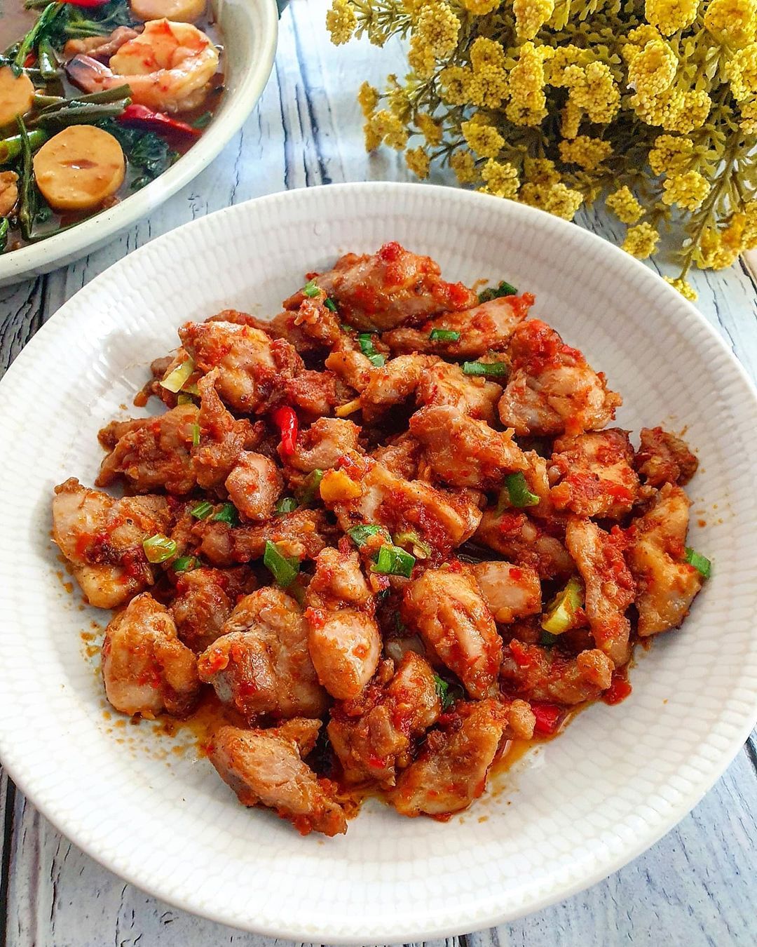 oseng ayam pedas